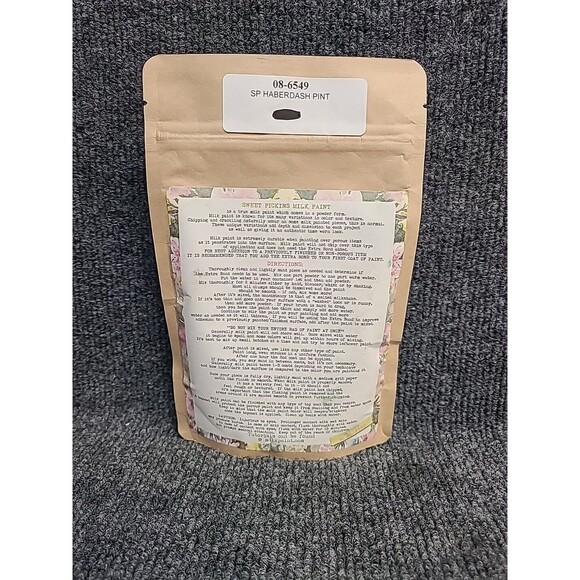 NEW Sweet Pickins Milk Paint  6 Oz (Makes 1 Pint) Haberdash Grey - Picture 3 of 3